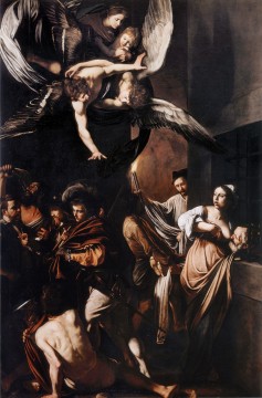 Caravaggio Painting - The Seven Acts of Mercy Baroque Caravaggio